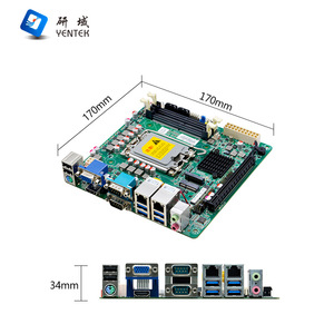 เมนบอร์ด Yentek Mini ITX LGA1700 H610 DDR4 ช่องสัญญาณคู่ 6 พอร์ตแบบ Serial สำหรับควบคุมอุตสาหกรรม - Product Image 1