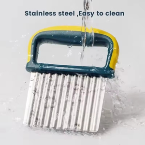 Stainless Steel Manual French Fry & <b>Vegetable</b> Cutter Kitchen <b>Tools</b> for <b>Fruit</b> & <b>Vegetable</b> PP Cover Included - Product Image 3