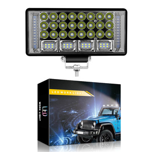 Lampe de travail LED de voiture de 8 pouces 204W avec 6000K 68LED large <span class=keywords><strong>clignotant</strong></span> <span class=keywords><strong>gauche</strong></span> <span class=keywords><strong>droite</strong></span> lumière auxiliaire de jour nouvelle lumière modifiée - Product Image 4