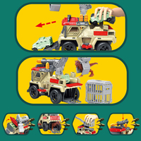 Traquez et attrapez le jouet de dinosaure de voiture de camion de jeu pour des enfants en gros