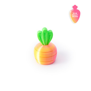 Nouveau design 2026 : Modèle anti-stress télescopique en forme de carotte imprimé en 3D, en PLA - Product Image 5
