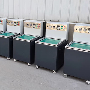Macchina Lucidatrice Magnetica da Tavolo JTS Factory in Acciaio Inossidabile con Motore da 2.2kW per Smerigliatura, Smussatura e Lucidatura di Bordi Diritti - Product Image 2