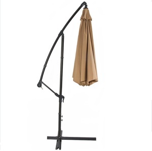 Sombrilla <span class=keywords><strong>de</strong></span> metal para Patio, accesorio <span class=keywords><strong>de</strong></span> ocio con manivela manual, retráctil, para jardín - Product Image 2