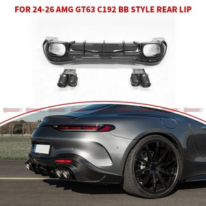ชุดแต่งกันชนหลังคาร์บอนไฟเบอร์แบบแห้ง BB Style สำหรับ Mercedes AMG GT63 C192 พร้อมดิฟฟิวเซอร์หลังแบบ Pre-Preg ของแท้ ขายส่ง - Product Image 2