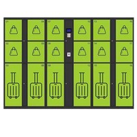 Casiers à bagages intelligents, armoires de rangement en libre-service, casiers connectés préassemblés pour supermarchés, gares ferroviaires, sites touristiques