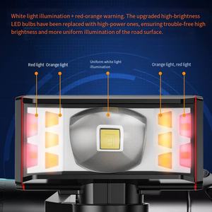 <span class=keywords><strong>Phare</strong></span> de vélo LED 1800 lumens, lampe de poche <span class=keywords><strong>pour</strong></span> VTT, conduite de nuit, camping, batterie rechargeable, étanche IP65 - Product Image 3