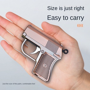 Pistola de Juguete Miniatura con Descarga Eléctrica, Diseño Inflable Resistente al Viento, Recargable con Combustible de Butano y Portátil - Product Image 4