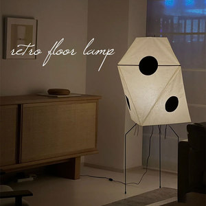 โคมไฟตั้งพื้น Isamu สำหรับ Noguchi สไตล์ญี่ปุ่น Akari โคมไฟวาบิซาบิ ทำจากกระดาษข้าว สำหรับห้องนอน โคมไฟข้างเตียง สำหรับห้องนั่งเล่น ห้องพัก ห้องทำงาน - Product Image 1