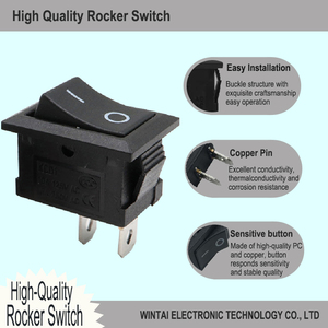 Переключатель-качалка Wintai-tech 21x15 мм, накладной, 240 В, 2 контакта, вкл/выкл - Product Image 4