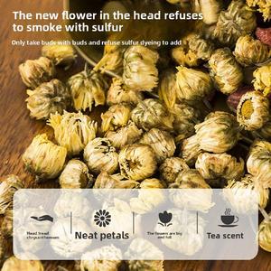 Teh Bunga Krisan Kering Organik Berkualitas Tinggi Pabrik Teh Daun Longgar Kesehatan Ekstrak Herbal Alami Tanaman - Product Image 4