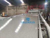 Feuille de marbre artificielle de PVC à grande vitesse faisant à machine les machines de marbre UV d'extrusion de panneau de feuille