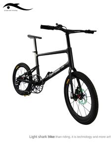 Light SHARK Technology จักรยานคาร์บอนไฟเบอร์เฟรมแข็งจักรยานเสือหมอบ20นิ้วเบรคคู่100กก. รับน้ำหนักได้ - Product Image 5
