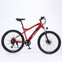 Vélo de montagne électrique 24 pouces, 500W 36V, fourche avant, batterie lithium, moteur arrière, vente en gros