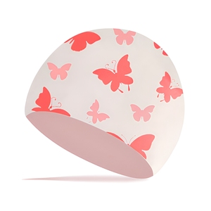JW-1284 New Children's Swim Cap,Women's Long Hair, Silicone Swim Cap, Girls' Waterproof Ear protection Swim Cap, Customized logo - Product Image 2