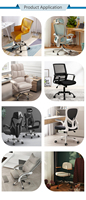Roulettes pivotantes pour chaise de bureau en PU de 50 mm, taille universelle, accessoires de mobilier de bureau et d'hôpital, pièces de rechange en plastique