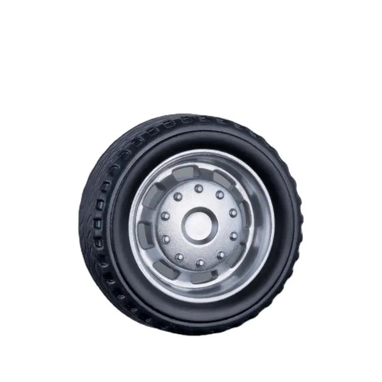 2021 nova DIY personalizado pneus de borracha, rodas ABS rodas de brinquedo de silicone