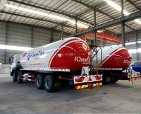Nouveau camion-citerne GPL Sinotruk HOWO 8x4, 25000 litres, camion-citerne GPL à benne basculante, norme ASME, camion de transport de gaz de pétrole liquéfié