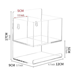 Porta Pennarelli Cancellabili a Parete con 10 Scomparti in Plastica con Gomma Organizzatore Moderno per Ufficio <span class=keywords><strong>Casa</strong></span> e Scuola - Product Image 2