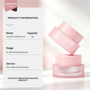 Nuovi Arrivi: Vasetti <span class=keywords><strong>Vuoti</strong></span> in <span class=keywords><strong>Plastica</strong></span> da 4g, 15g, 30g, 50g per Gel Polish, Personalizzabili OEM/ODM, Fornitore di Vasetti Cosmetici Rotondi con Coperchio - Product Image 2