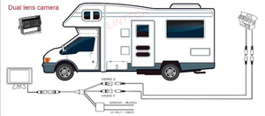 30 Cái <span class=keywords><strong>IR</strong></span> LED Cho Xe Buýt Máy Kéo Van Trailer Ống Kính Đôi <span class=keywords><strong>Ccd</strong></span> Tầm Nhìn Ban Đêm HD Xe Đảo Chiều <span class=keywords><strong>Camera</strong></span> - Product Image 6