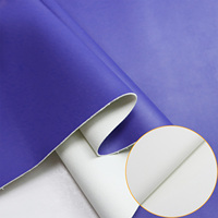Cuir synthétique PU pour la fabrication de ballons de volley-ball, cuir synthétique résistant à l'usure de couleur personnalisée, cuir PU pour ballons de sport directement de l'usine