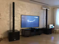 T308 Sistema de columna de 3 pulgadas Sonido de música para altavoces de audio profesionales activos alimentados por Club