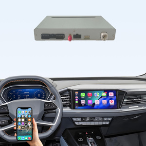 Caja Inalámbrica MMI CarPlay para <span class=keywords><strong>Audi</strong></span> Q4 <span class=keywords><strong>E</strong></span>-<span class=keywords><strong>tron</strong></span> 2019-2024, Sistema MIB3, <span class=keywords><strong>Android</strong></span> <span class=keywords><strong>Auto</strong></span> Retrofit con Control Táctil por Voz, Espejo Retrovisor - Product Image 1