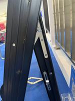 Fenêtre à battant en PVC de haute qualité avec manivelle unique, idéale pour la maison et le bureau, en verre trempé et plastique, pour salle de bain et cuisine