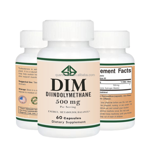 อาหารเสริม OEM DIM สำหรับผู้หญิงและผู้ชาย ไดอินโดลิลมีเทน รักษาสิวฮอร์โมน 400 มก. ต่อหนึ่งหน่วยบริโภค 200 มก. ต่อแคปซูล 60 แคปซูล - Product Image 2