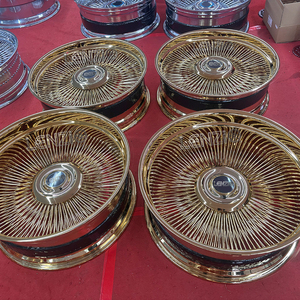 Five <b>Spoke</b> Wire <b>Wheels</b> Aluminum Alloy 13/22/24/26 Inches New High Performance - Product Image 4
