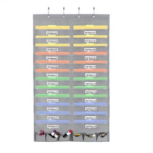 Foldable Oxford Fabric Hanging File & Folder Holder -Best Organizer Includes: 24 Large Deep Pockets - Product Image 1