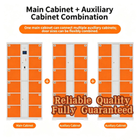 Casier de rangement intelligent modulaire multi-portes numérique/à monnayeur pour la vente en gros, avec armoire principale et armoire secondaire, pour les gymnases, les terminaux de bus et les projets gouvernementaux