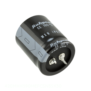 ตัวเก็บประจุแบบ Through Hole ยี่ห้อ Manufacturer Channel รุ่น 390 uF CAP ALUM 390UF 20% 420V SNAP TH 420MXH390MEFCSN35X30 - Product Image 1