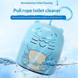<b>Bear</b> Blue Bubble Toilet Gel Cleaner with Ocean Fragrance Descaling & Deodorant for Household Use - Product Image 4