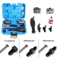 Kit d'outils de sertissage de tuyaux de frein à double tête remplaçable pour les conduites de frein 4,75 mm DIN et 3/16 SAE Outil pour véhicules automobiles