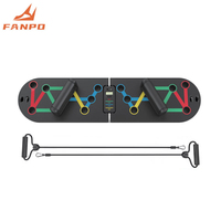 Tabla de Flexiones Plegable con Contador, Material ABS, para Uso Doméstico, Equipo de Entrenamiento de Fuerza para Hombres y Mujeres