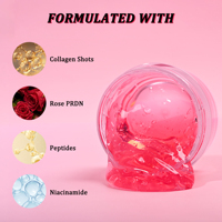 Vente en Gros de Gel Repulpant Hydratant au Collagène Hydratant Rose Rose Pdrn Ridules Éclaircissant