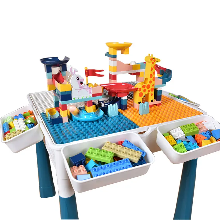 Factory direct supply learning building blocks mega block for toddlers dup-lo table (amazon)