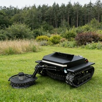 Robot tondeuse intelligent autopropulsé 4 temps de qualité industrielle, largeur de coupe de 800 mm, télécommande GPS
