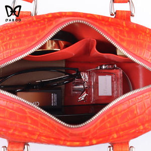 Gran Capacidad Bolso Cuero Caimán Real Lujo Dama Doble Asa Banquete Noche Fábrica Mayorista - Product Image 3