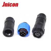 Jnicon M16 ip67 connecteur étanche connecteur d'alimentation 2 broches pour 10A