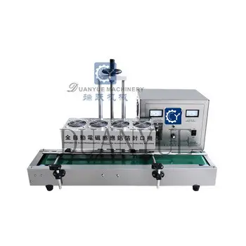 Scellant GLF-1800 automatique d'induction de machine de cachetage de couvercle de bouteille en plastique pour le diamètre de couvercle 20-70mm