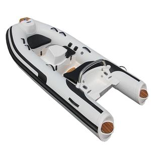 10ft PVC <strong>Inflatable</strong> Sport Yacht 1.2mm PVC Hypalon Fiberglass Fishing <strong>Boat</strong> <strong>With</strong> Pedals for Lake Rowing and Outdoor Recreation - Product Image 3