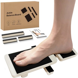 Planche d'équilibre pour cheville en bois antidérapante pour l'entraînement de la voûte plantaire et du tendon d'Achille, équipement de gym - Product Image 1