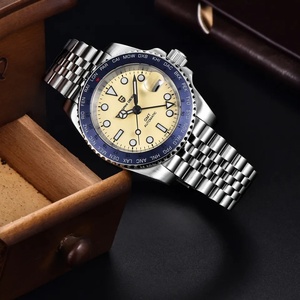 Reloj de Pulsera de Lujo GMT PAGANI DESIGN 1758 con Movimiento Automático NH34, Resistente al Agua 10 ATM, Montre De Luxe Pour Hommes - Product Image 3