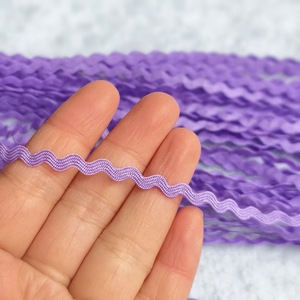 Ruban de couture en dentelle ondulée festonnée de 3 mm de qualité supérieure, bord incurvé en PP, pour vêtements et travaux manuels DIY - Product Image 5