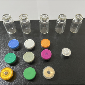 Fiale in Vetro Borosilicato Ambrato Trasparente per Iniezioni Farmaceutiche 10ml Sterili con Tappo in Gomma e Serigrafia - Product Image 4