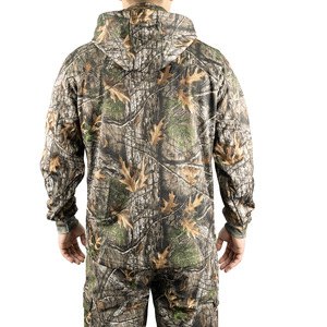 Venta al por mayor camuflaje caza ropa manga caza ropa chaquetas pesca camisa impermeable camuflaje caza Sudadera con capucha para cazador - Product Image 5