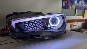 For Infiniti Q50 <strong>LED</strong> <strong>Headlights</strong> Modified with RGB Honeycomb Mesh <strong>Headlights</strong> - Product Image 6