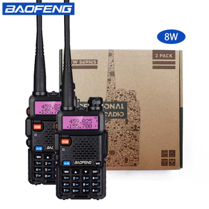 1 pièce en stock entrepôt US, Talkie-walkie bibande BF UV-5R Boafeng pour Baofeng 8W, radio bidirectionnelle longue portée - Product Image 1